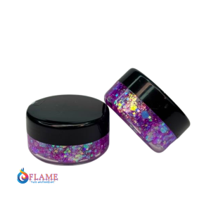 ג'ל פתיתים נוצצים  - סגול פול מון